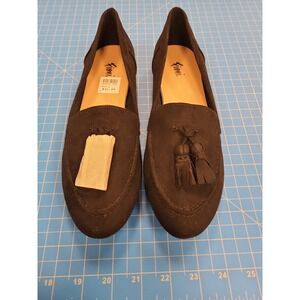 Kioni Womens Loafer Dress Shoes Black Tassel Slip On Comfort Casual Size 7